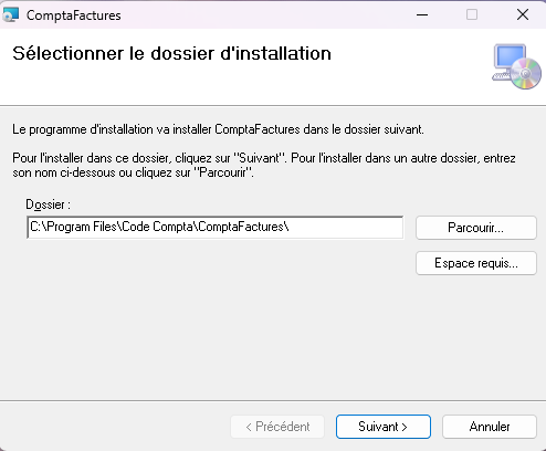 Dossier d'installation